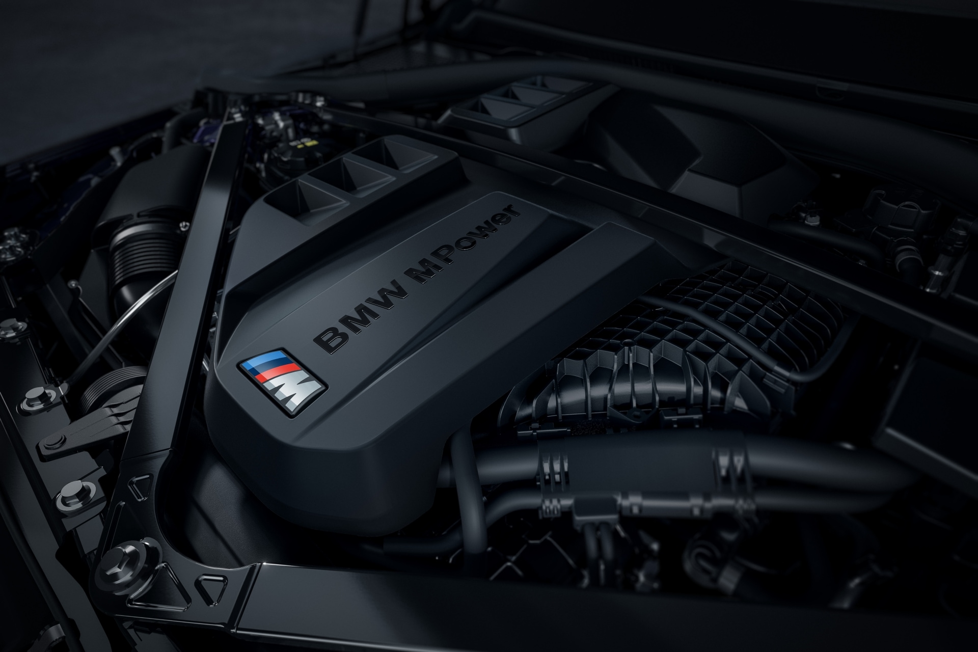 BMW M2 CS engine compartment