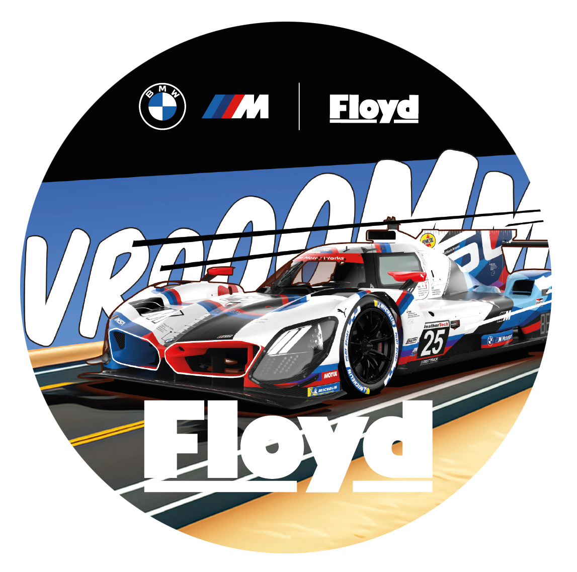 Sticker Floyd x BMW M