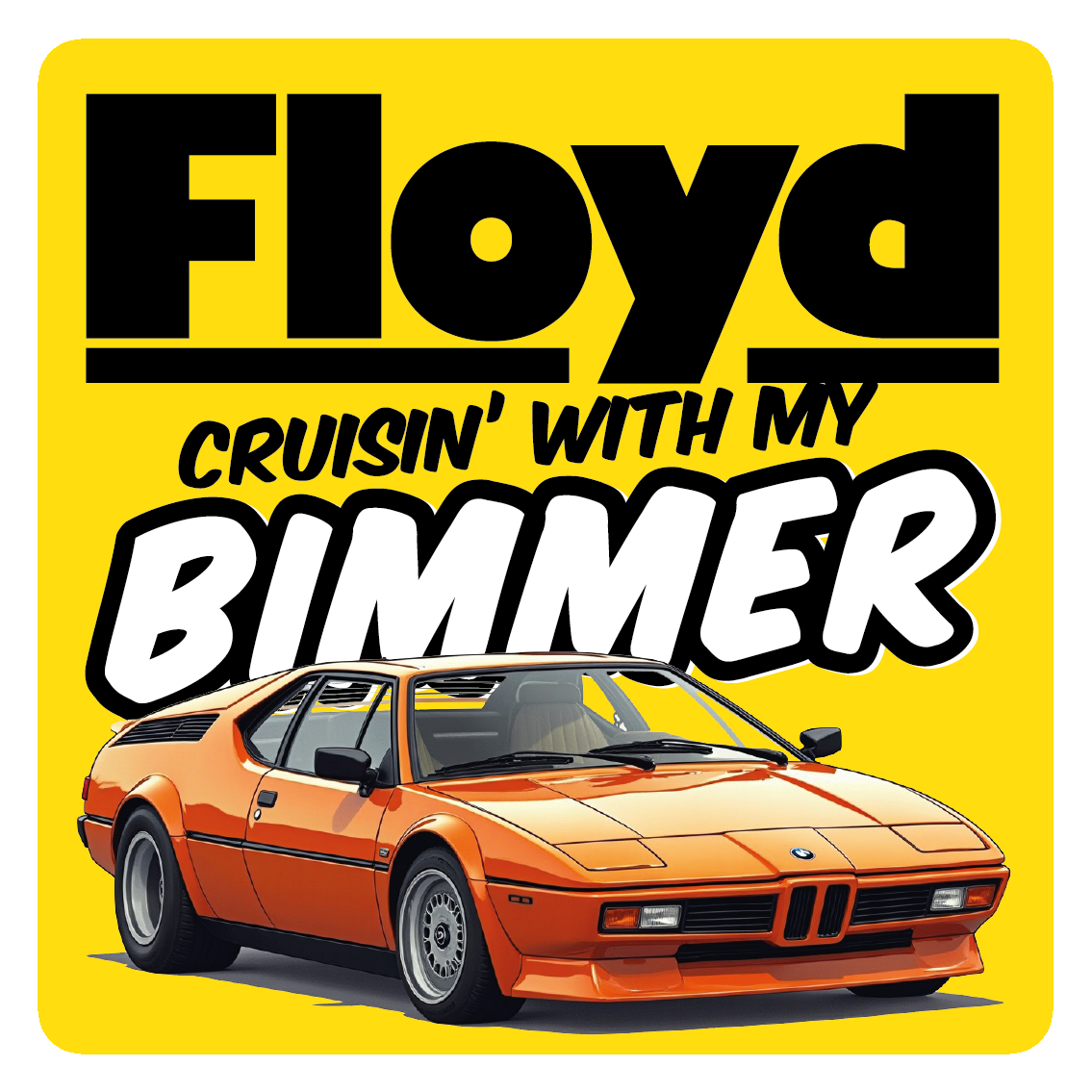 Sticker Floyd x BMW M