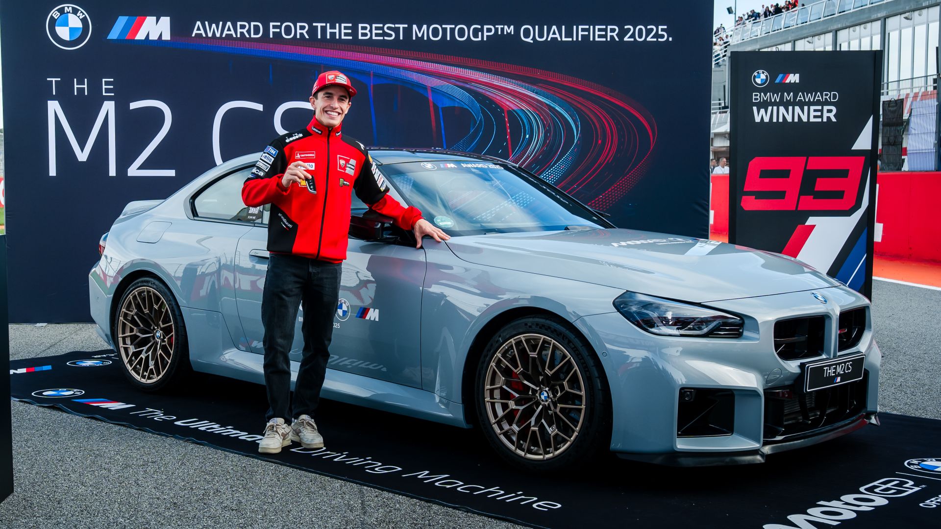 A BMW M2 CS: Marc Márquez wins BMW M Award 2025
