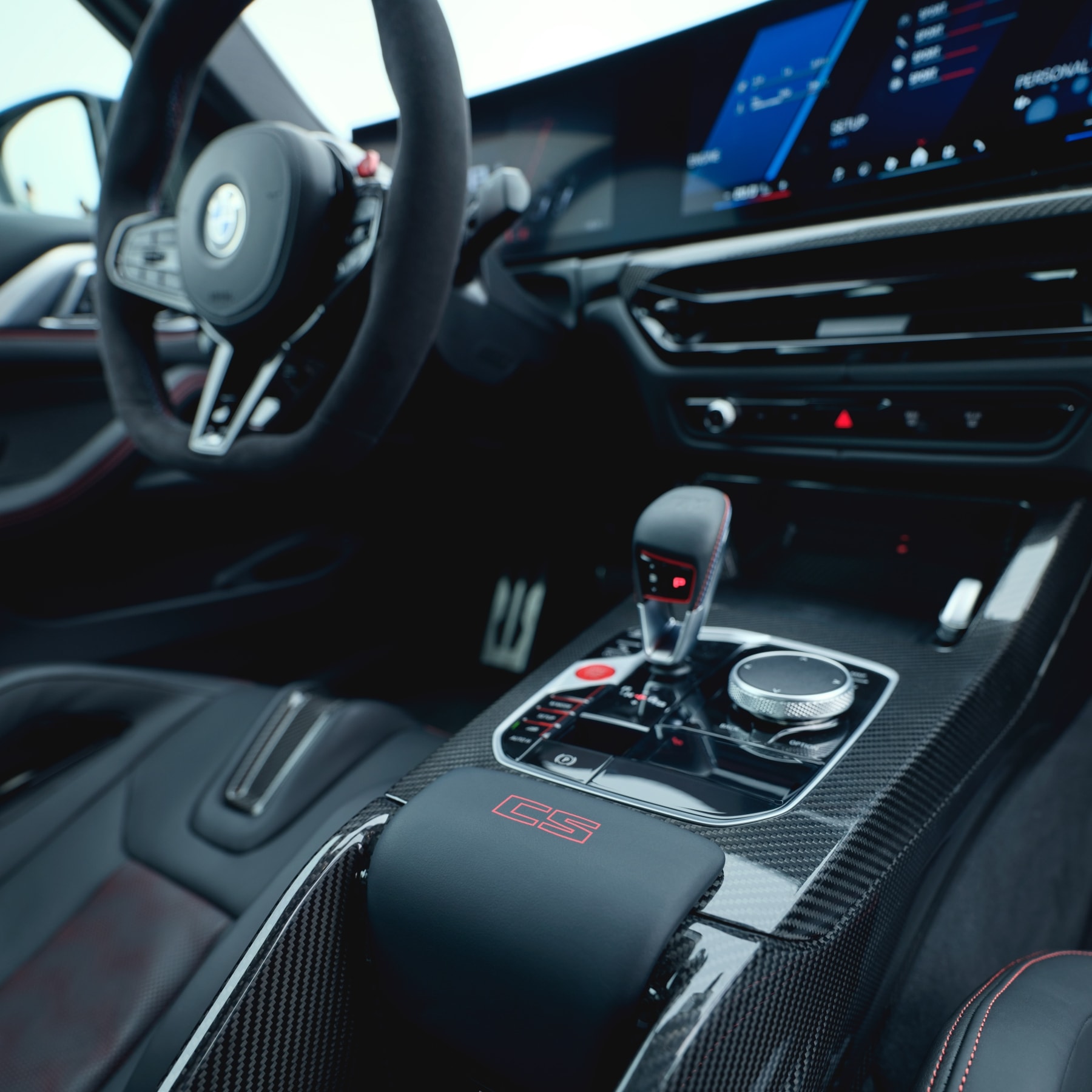 Interior of the BMW M4 CS