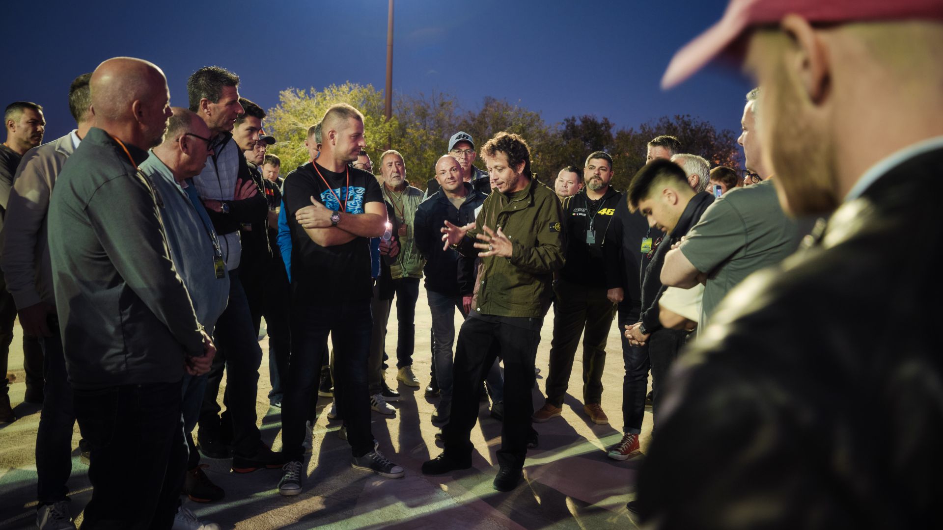 Valentino Rossi bei der BMW M x VR46 Customer Experience in Tavullia