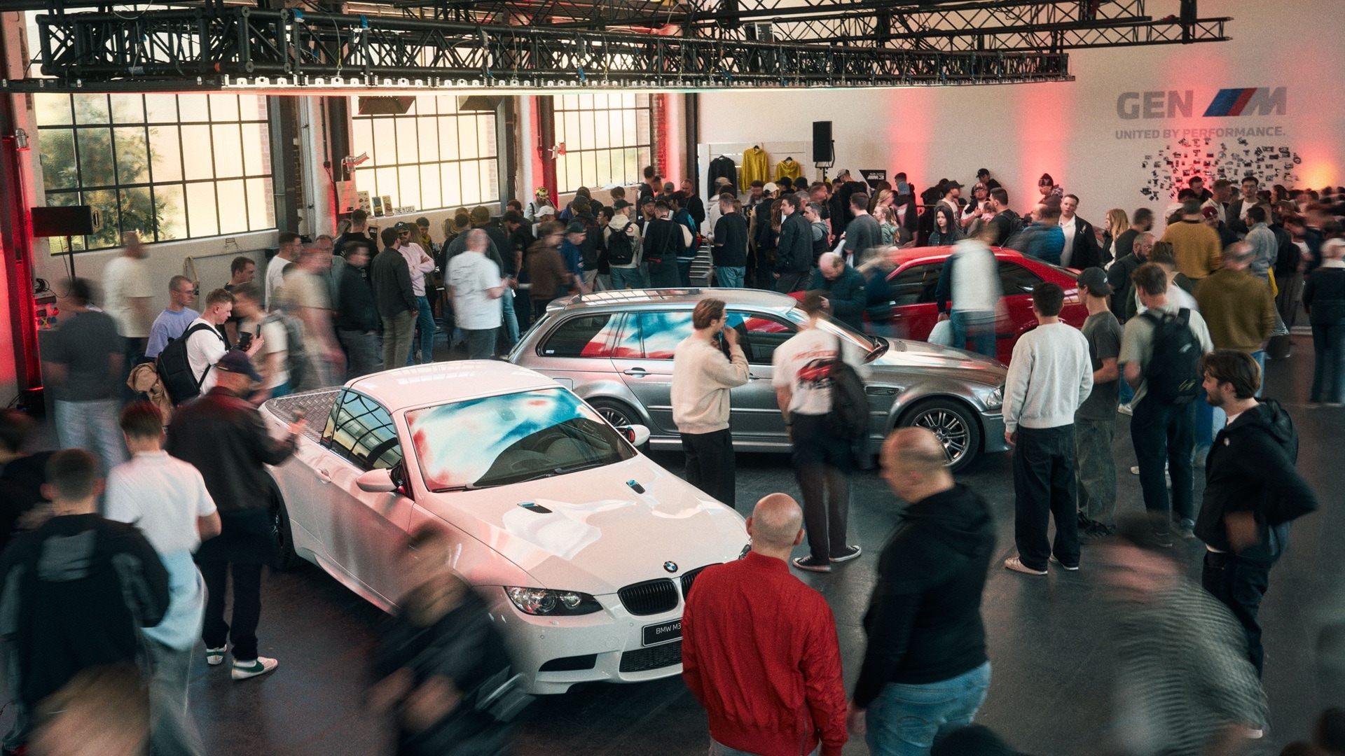 BMW M Exhibition with a number of M cars in "Halle am Wssserturm" at Ultrace.