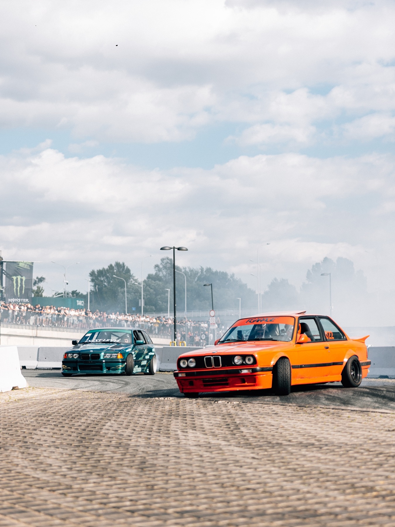 BMW 3 Series E30 drifting at Ultrace.
