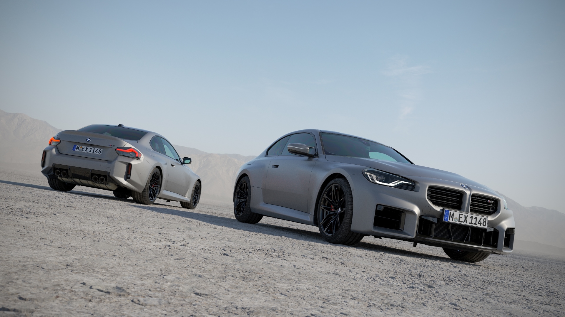 BMW M2 in BMW Individual Frozen Pure Grey metallic