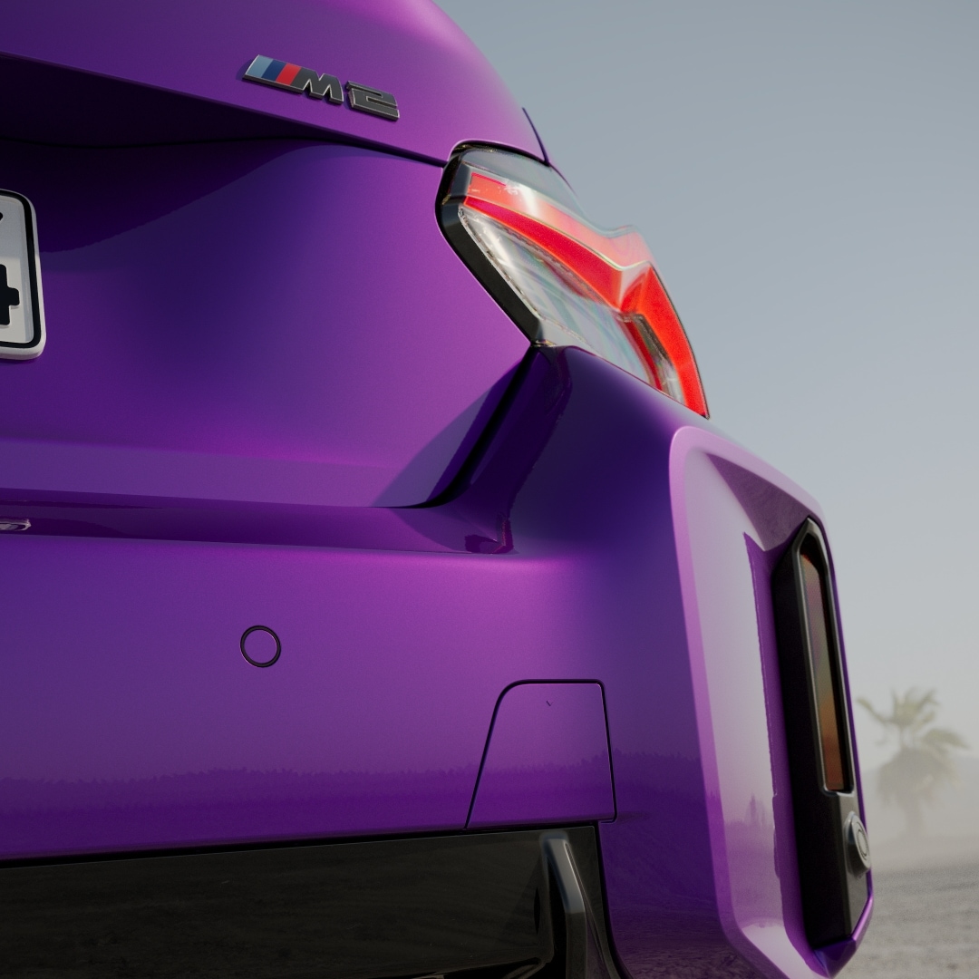 BMW M2 in BMW Individual Twilight Purple Perleffekt