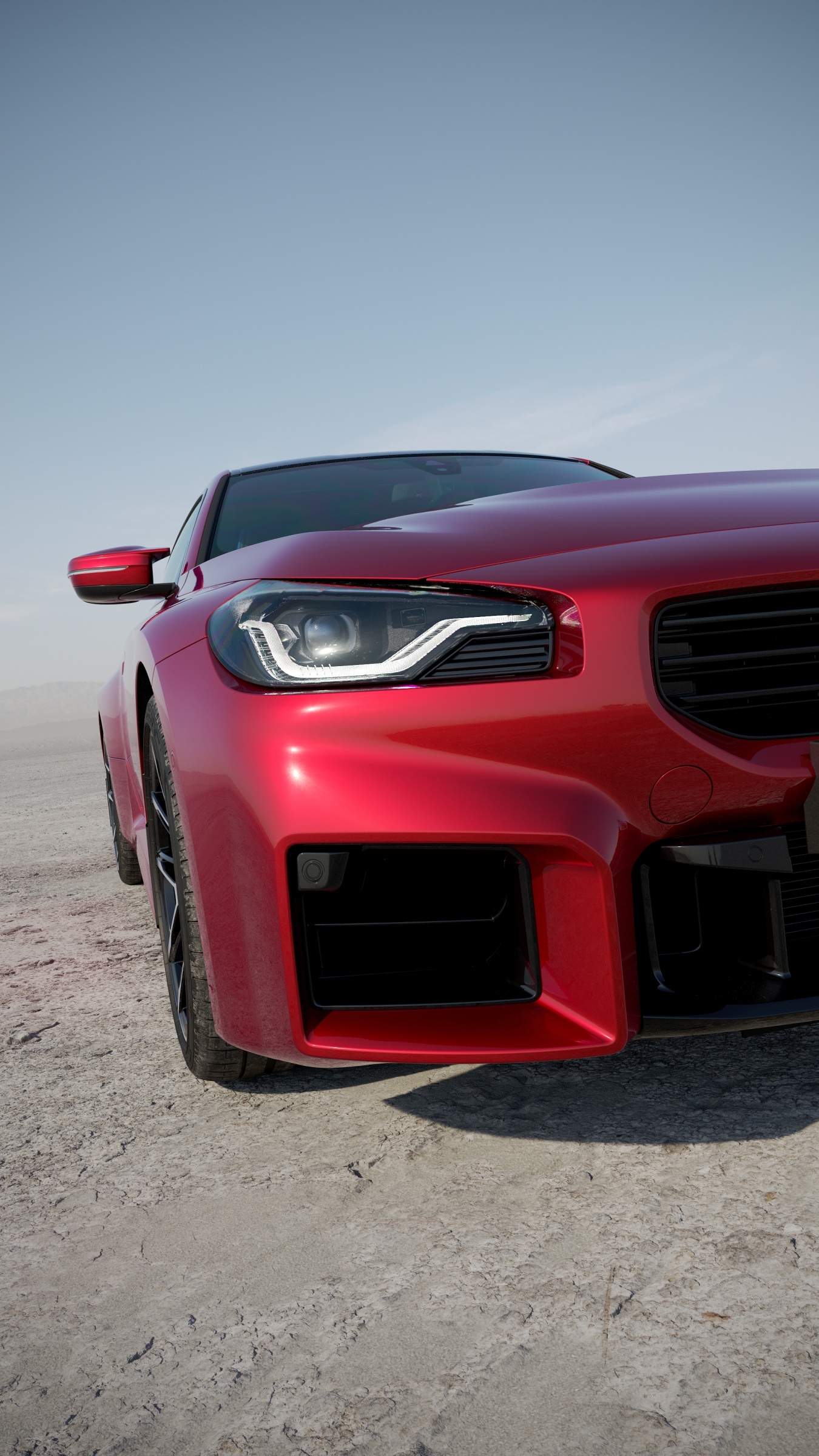 BMW M2 in Fire Red metallic