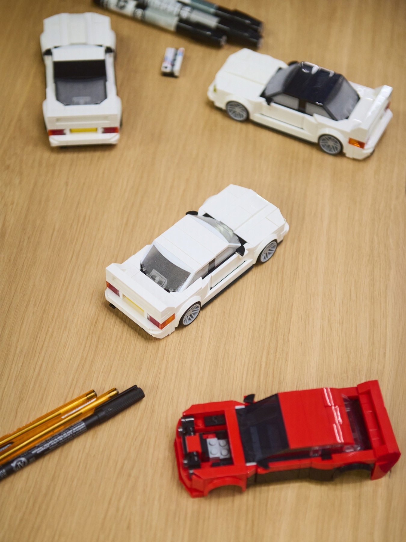 BMW M3 E30 Lego models at the BMW M x LEGO Workshop in Munich