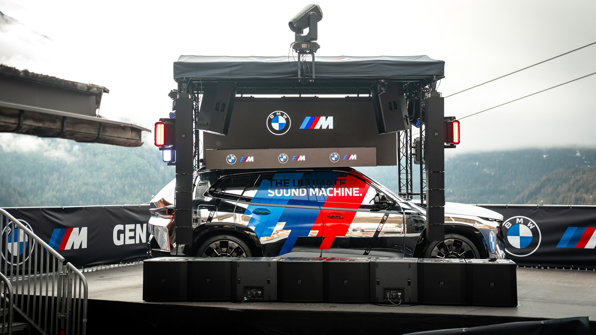 BMW XM Label modified into the The Ultimate Sound Machine.